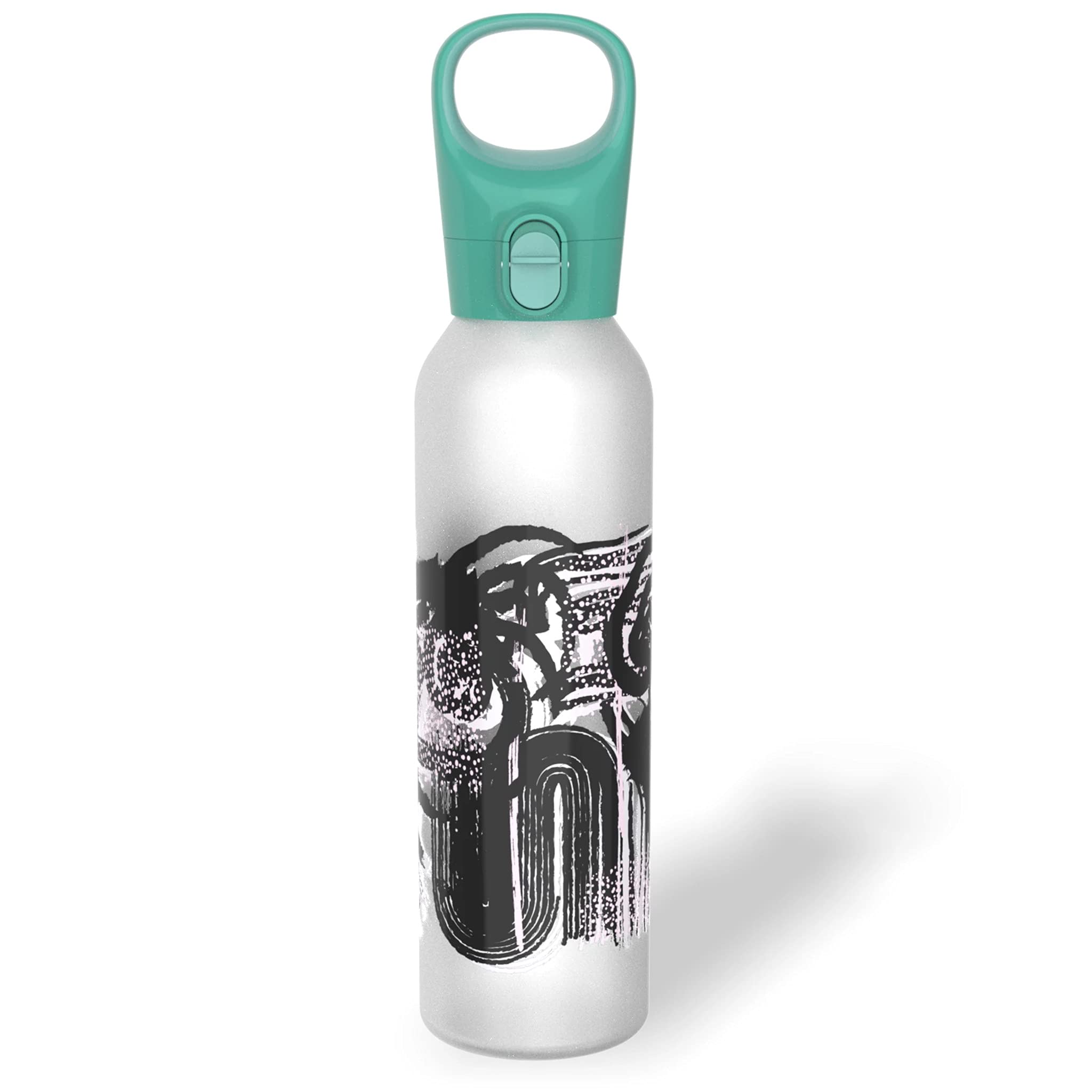 Pyrex Color-Changing Glass Water Bottle