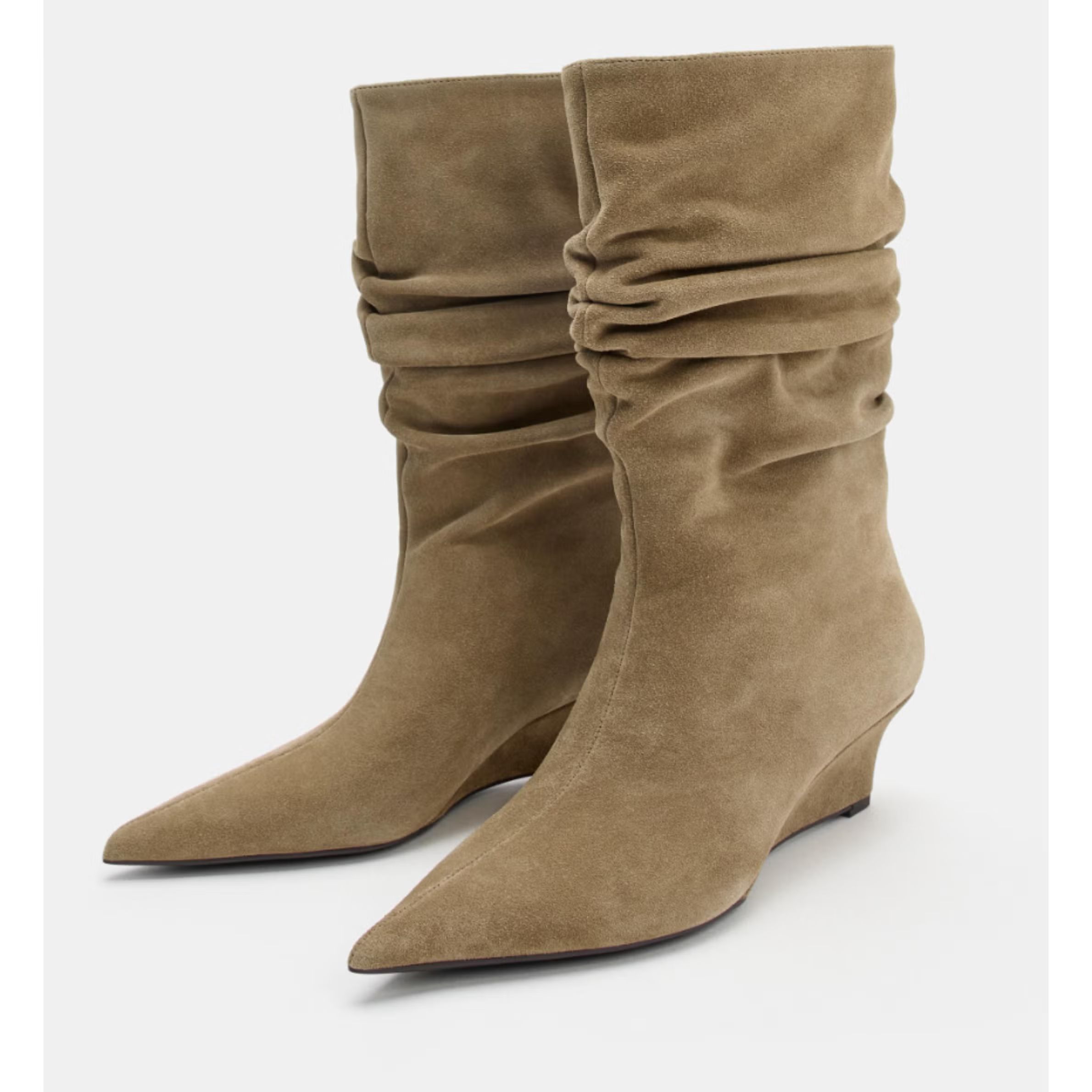 Zara Wedge Heel Boots