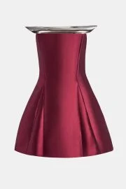 Two Tone Sculpted Mini Dress
